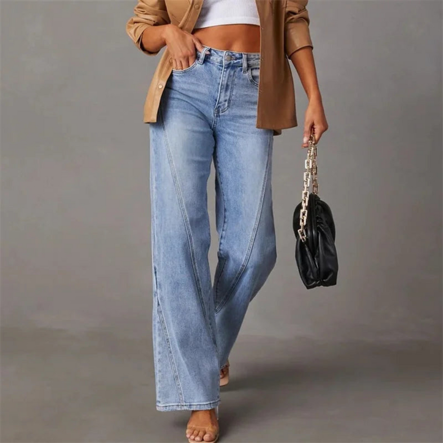 Zyrah | Wide-Leg Denim Jeans for Women