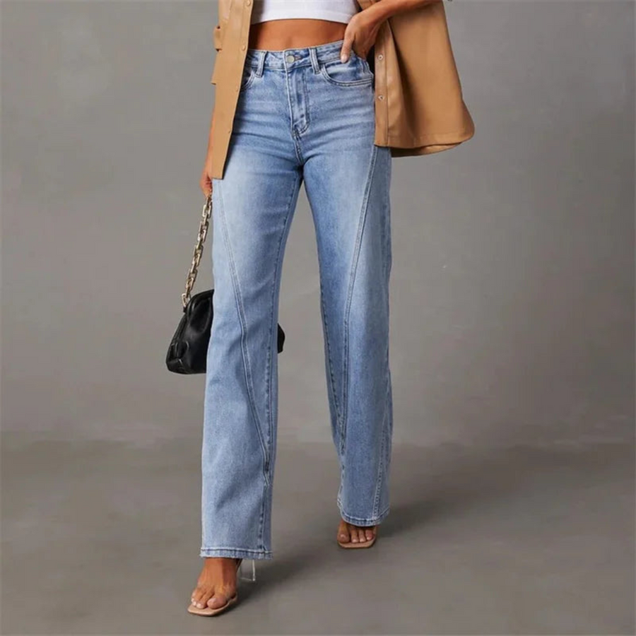 Zyrah | Wide-Leg Denim Jeans for Women