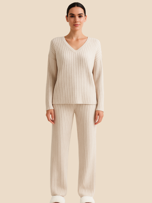 Sienna | Women's Casual Ribbed Knit Lounge Set