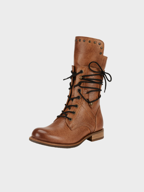Raya | Women's Classic Lace-Up Leather Boots