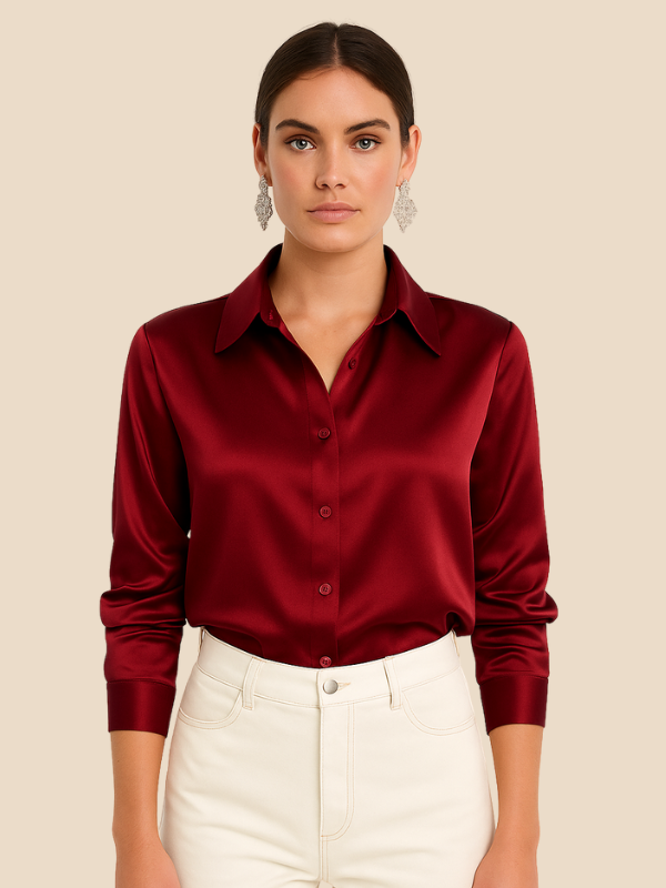 Scarlette | Satin Blouse for Women