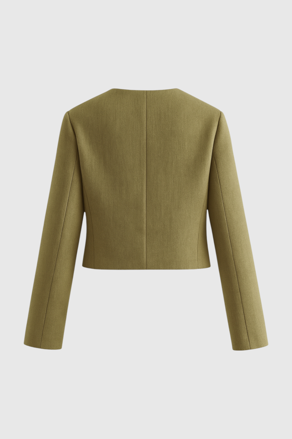 Olive Green Winter Short Jacket for Women
