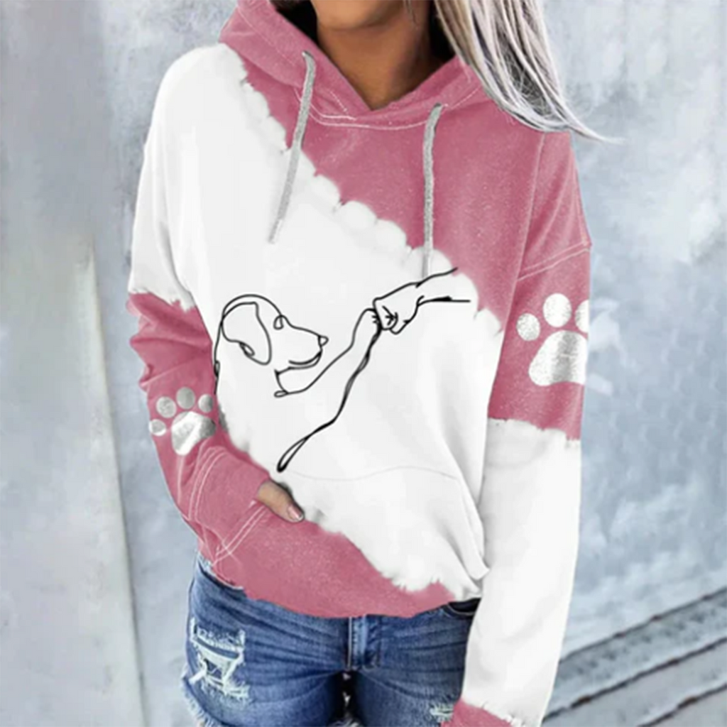 Lucy | Women's Pink Lover Hoodie