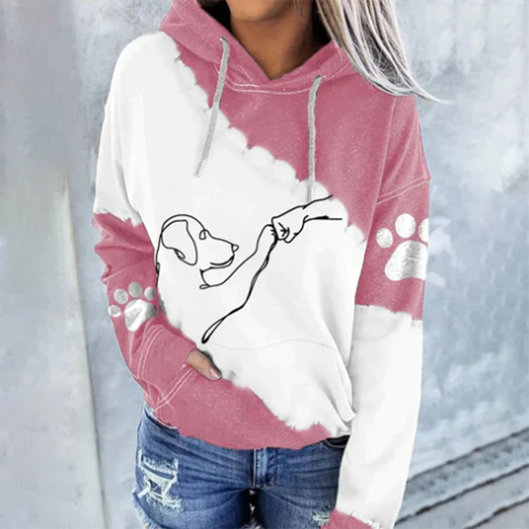 Lucy | Women's Pink Lover Hoodie