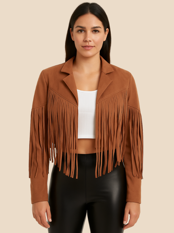 Pippa | Statement Fringe Jacket for Women
