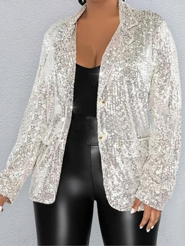 Precious | Women’s Elegant Sequin Blazer