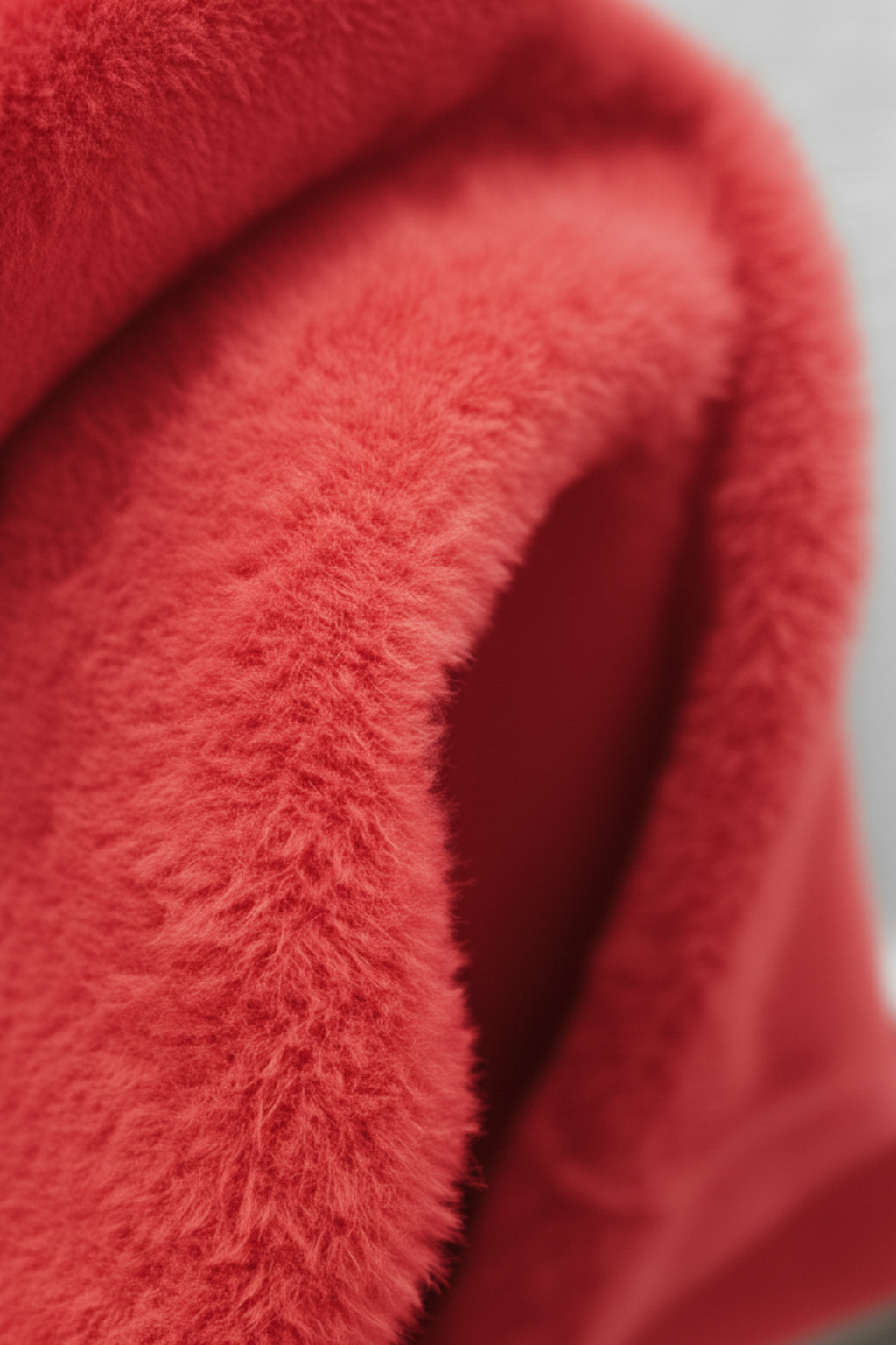 Red Fleece Lined Thermal Turtleneck