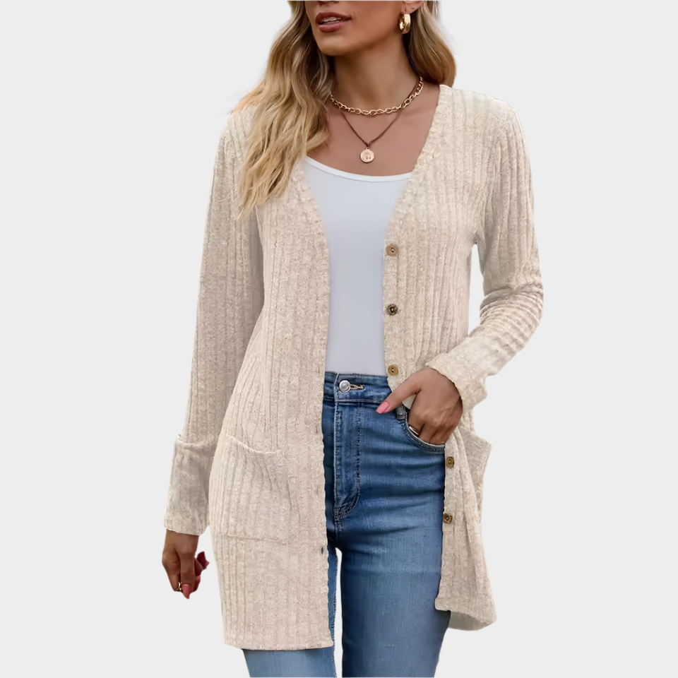 Savanna | Ribbed Knit Cardigan for Women