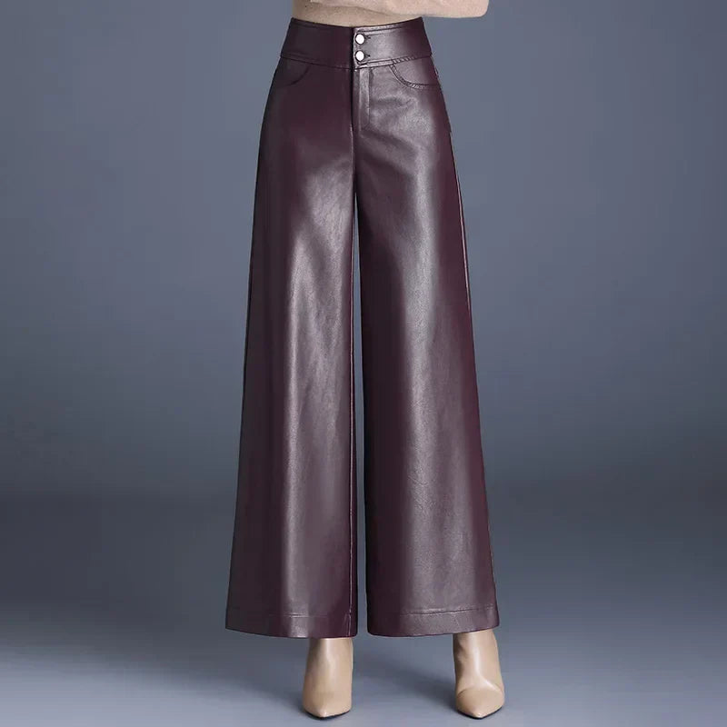 Abigail | Women's Statement Leather Trousers