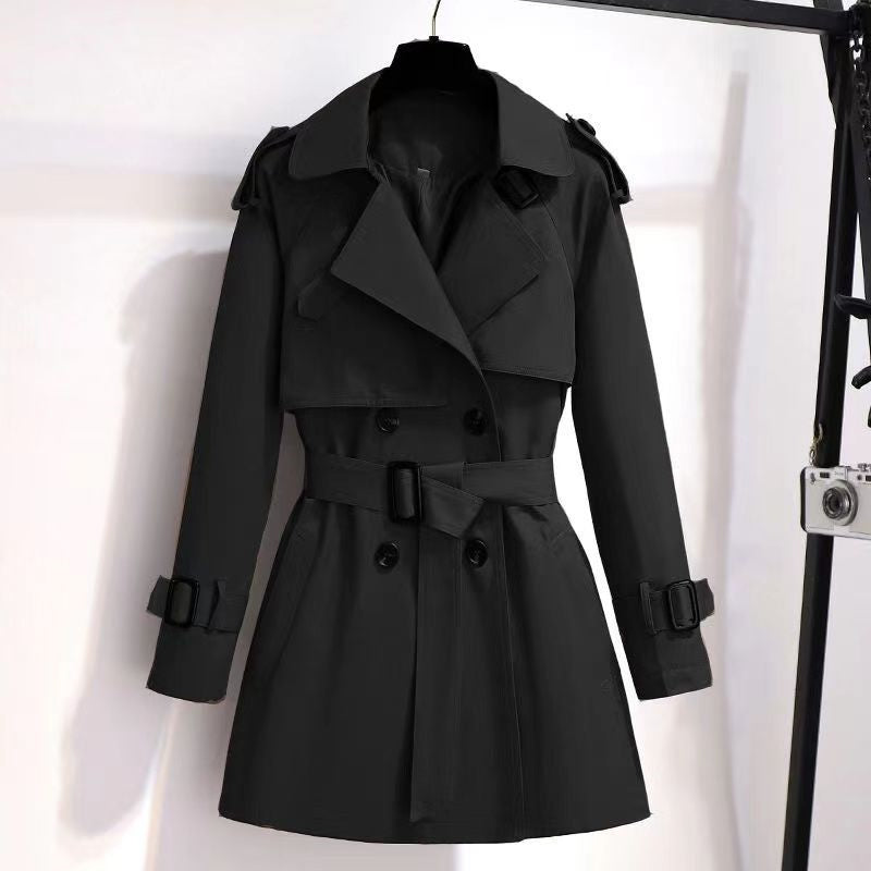 Minnie | Women's Double-Breasted Slim Trench Coat