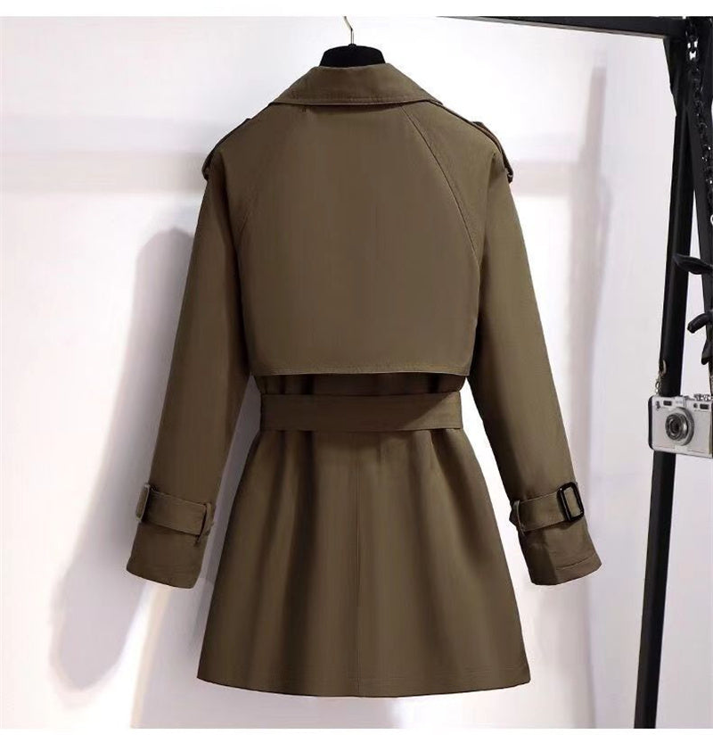 Minnie | Women's Double-Breasted Slim Trench Coat