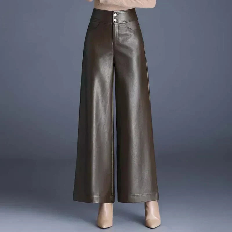 Abigail | Women's Statement Leather Trousers