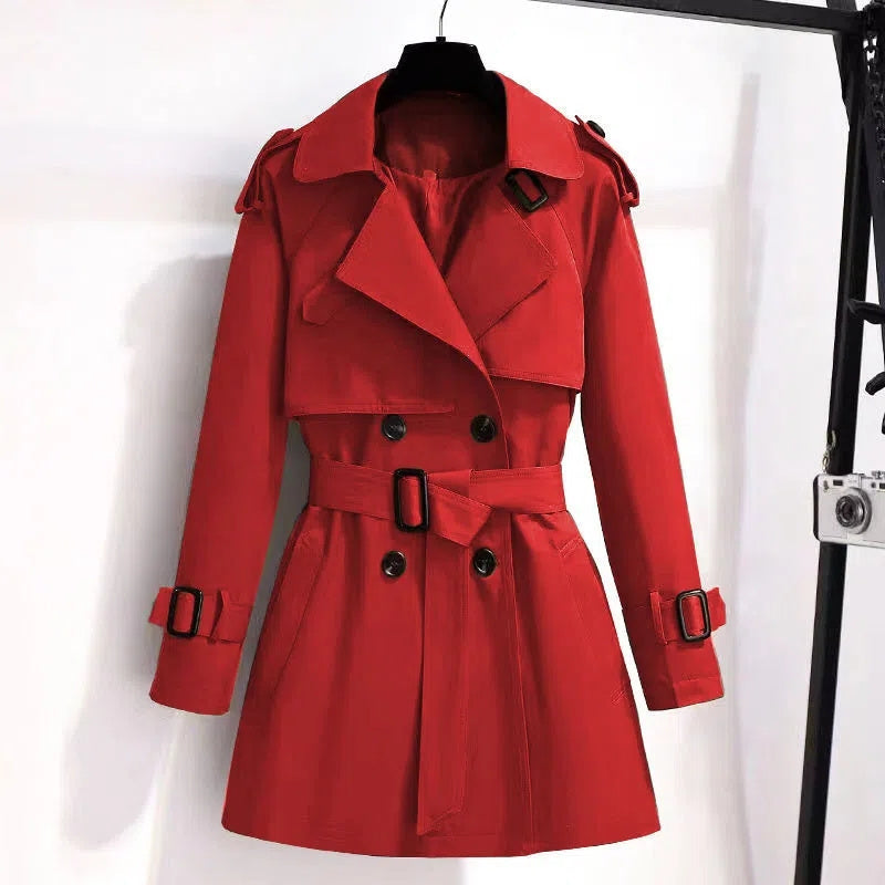 Minnie | Women's Double-Breasted Slim Trench Coat