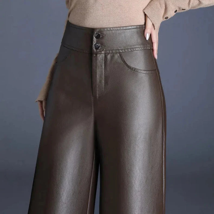 Abigail | Women's Statement Leather Trousers