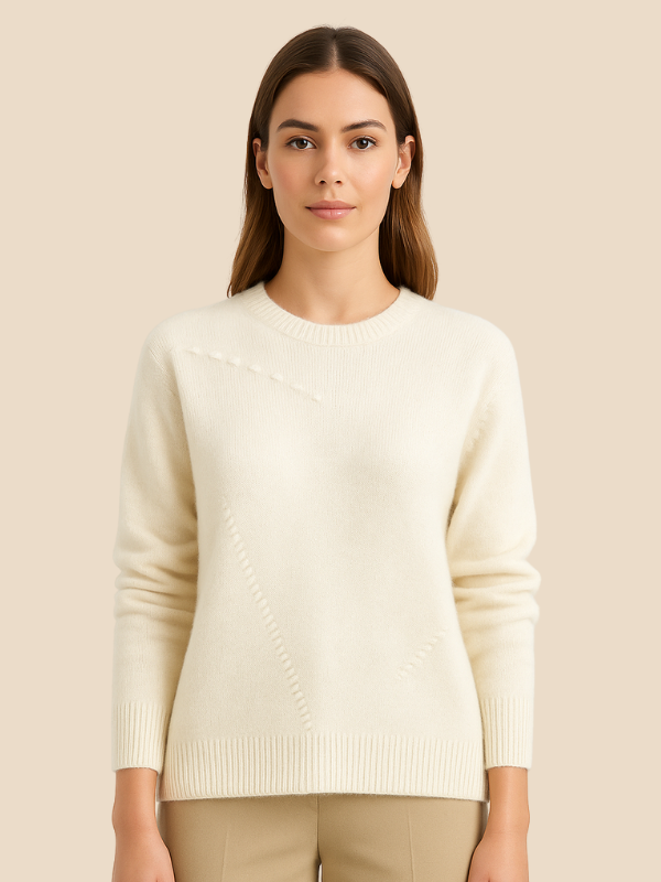 Saida | Textured Knit Sweater for Women