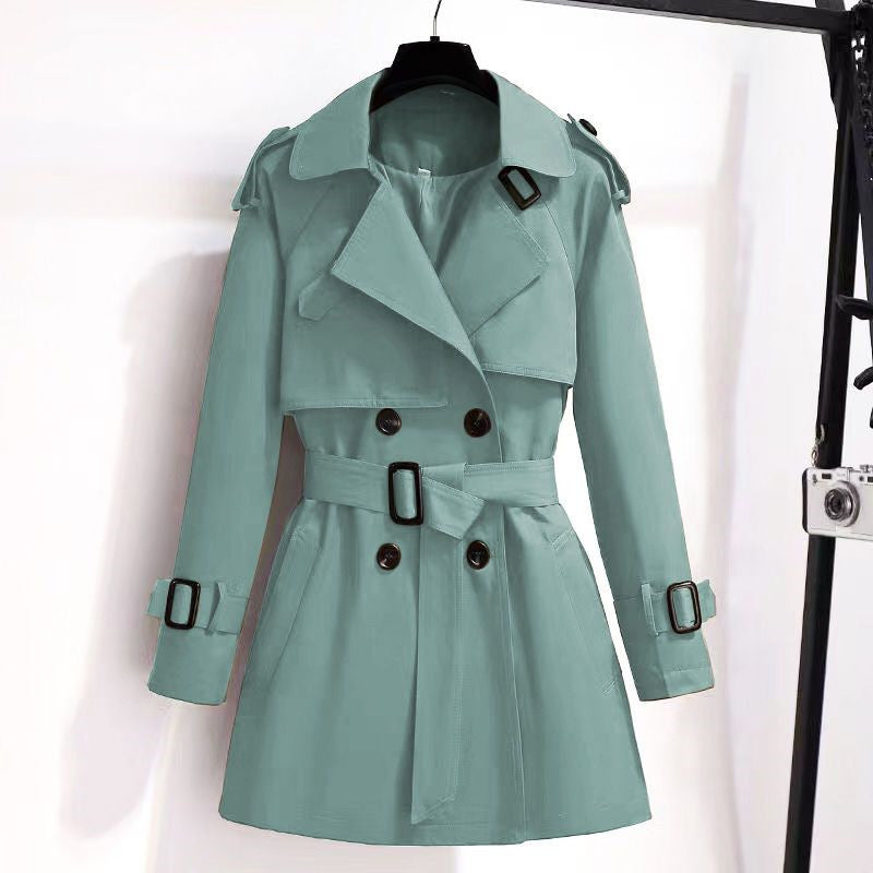 Minnie | Women's Double-Breasted Slim Trench Coat