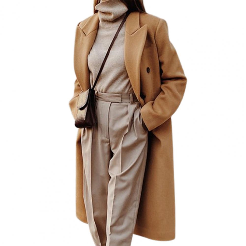 Rebecca | Women's Double-Breasted Woolen Suit Coat