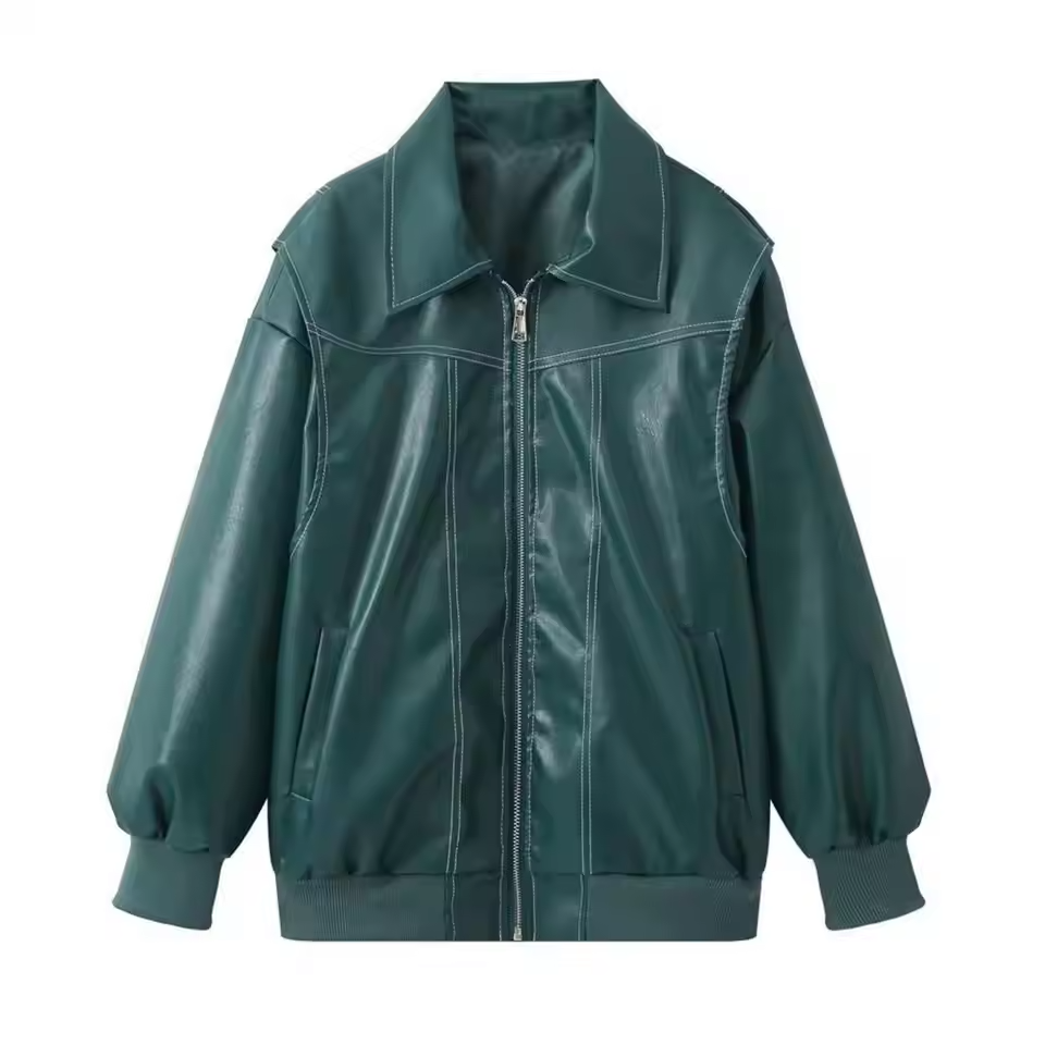 Sienna | Women's Casual Oversized Leather Jacket