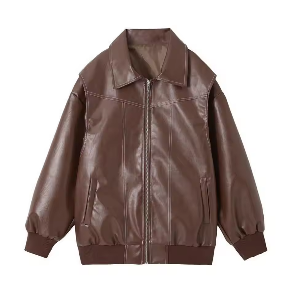 Sienna | Women's Casual Oversized Leather Jacket