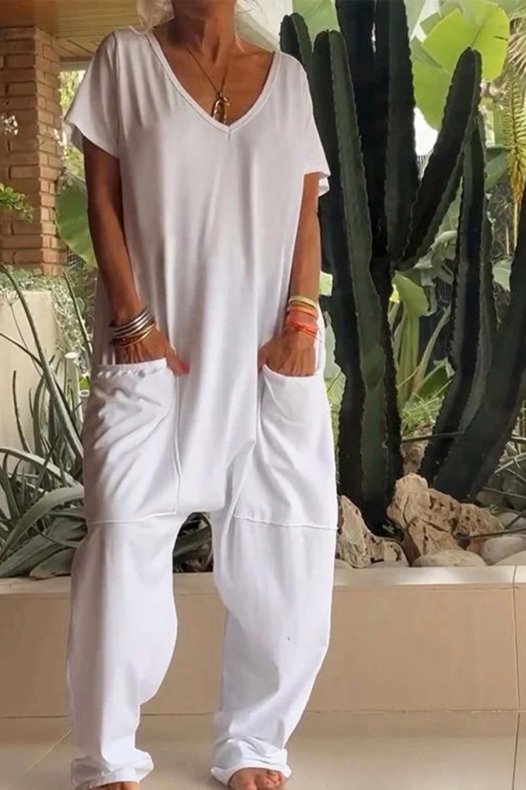 Michaela | Women's Casual Outfit Relaxed Style Jumpsuit