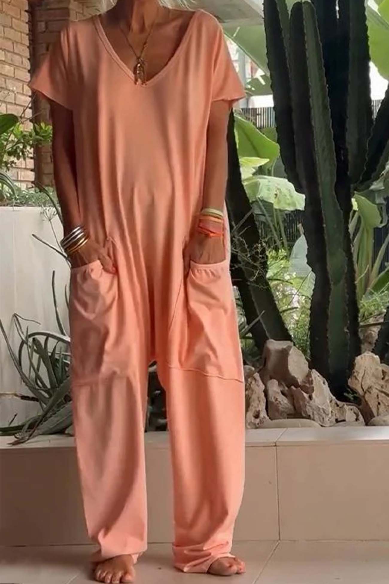 Michaela | Women's Casual Outfit Relaxed Style Jumpsuit