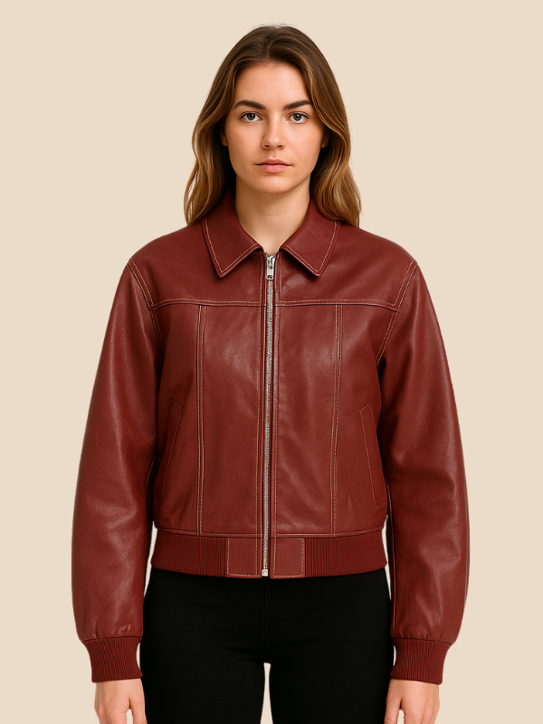 Sienna | Women's Casual Oversized Leather Jacket