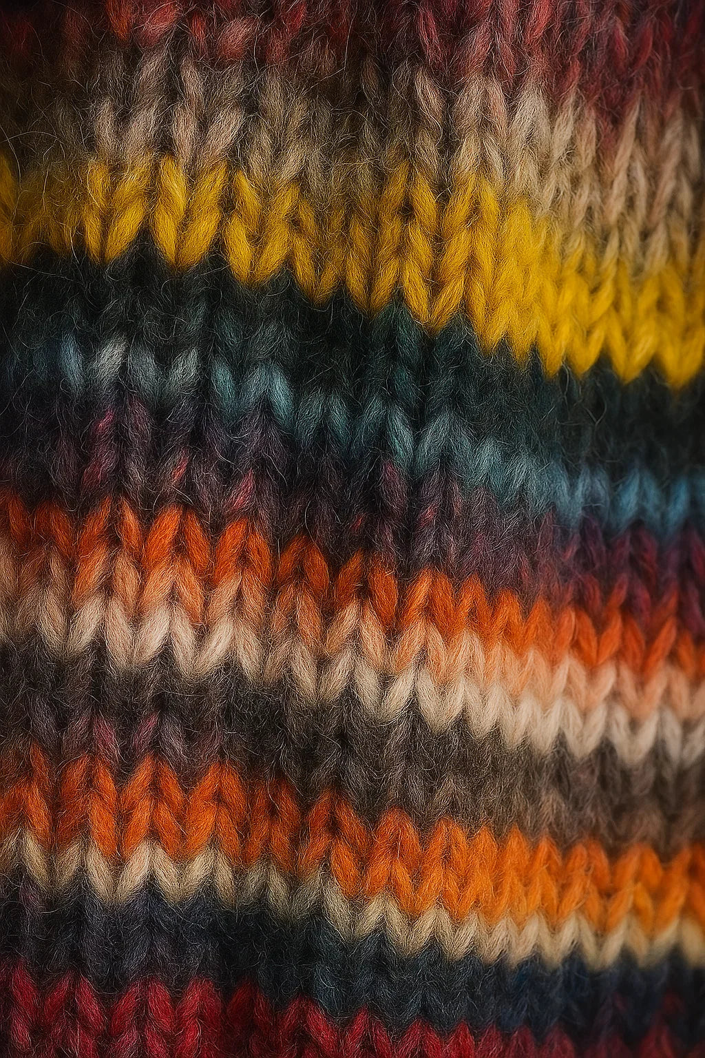 Solla - Colourful & Warm Cardigan