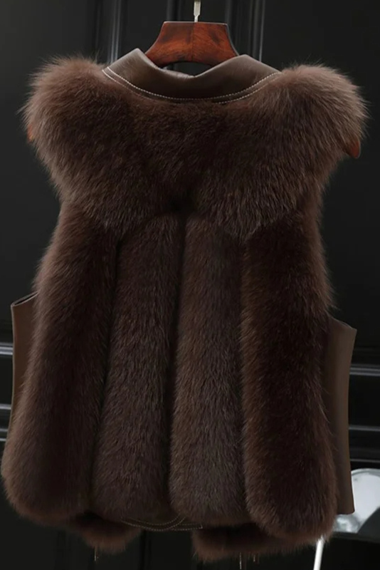Abigail - Elegant Fur Sleeveless Vest