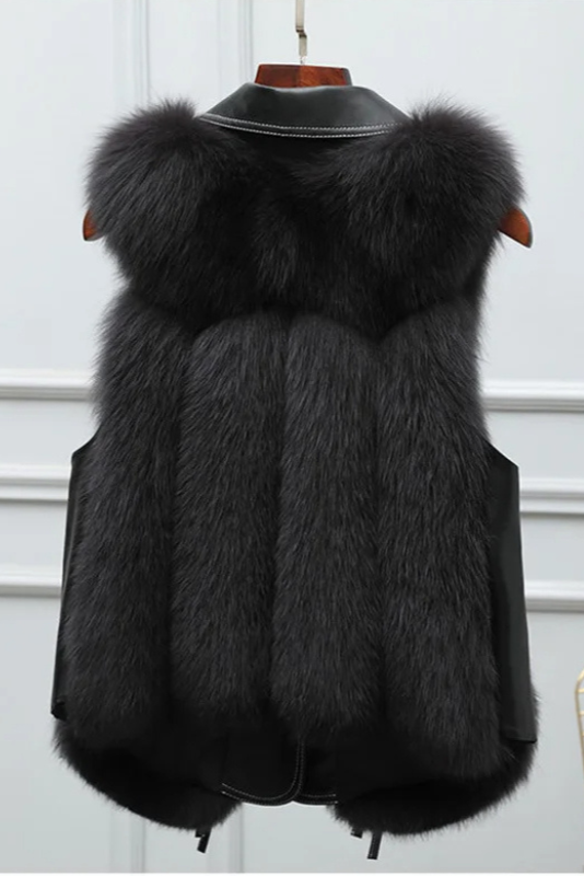 Abigail - Elegant Fur Sleeveless Vest