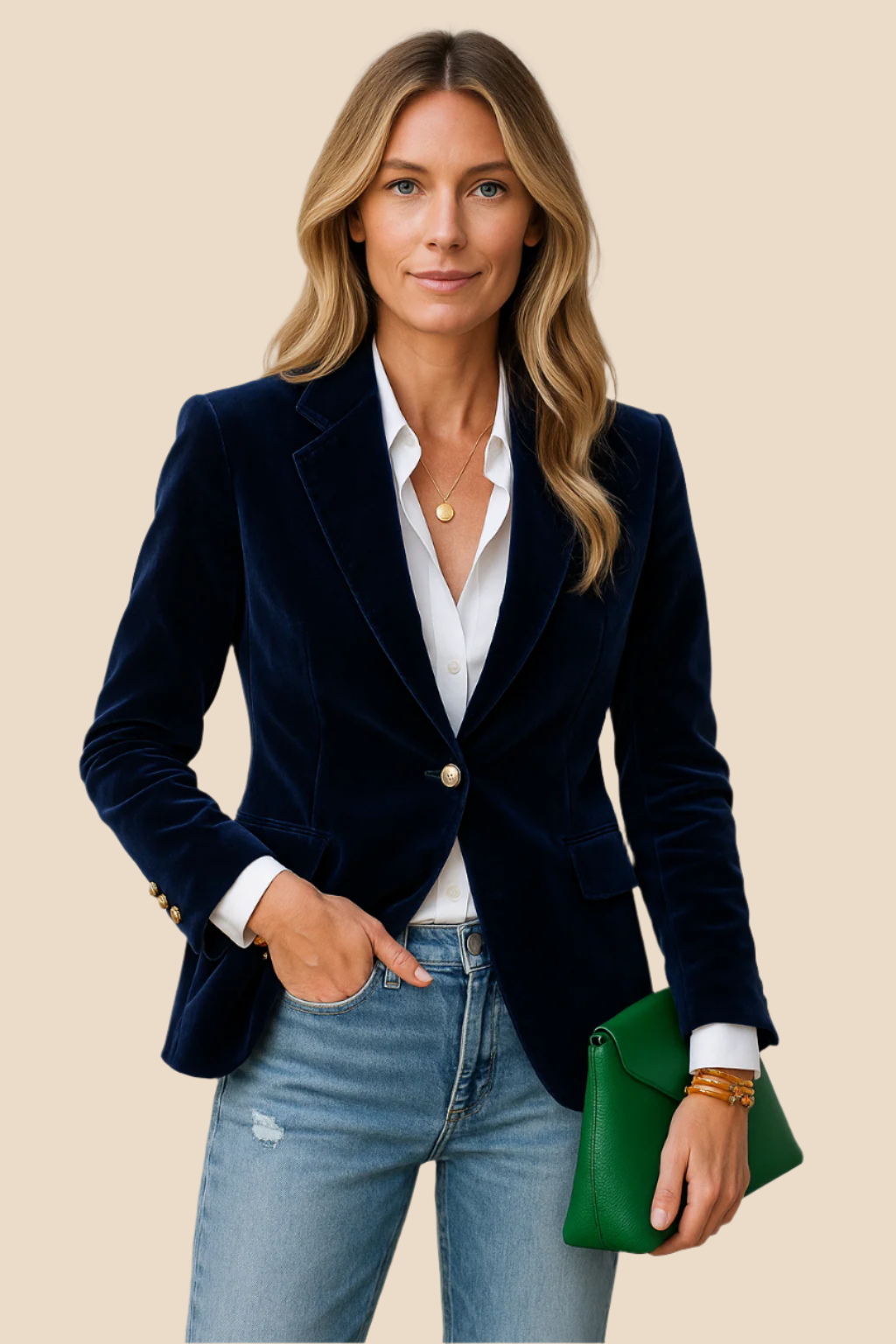 Delilah | Women's Velvet Blazer