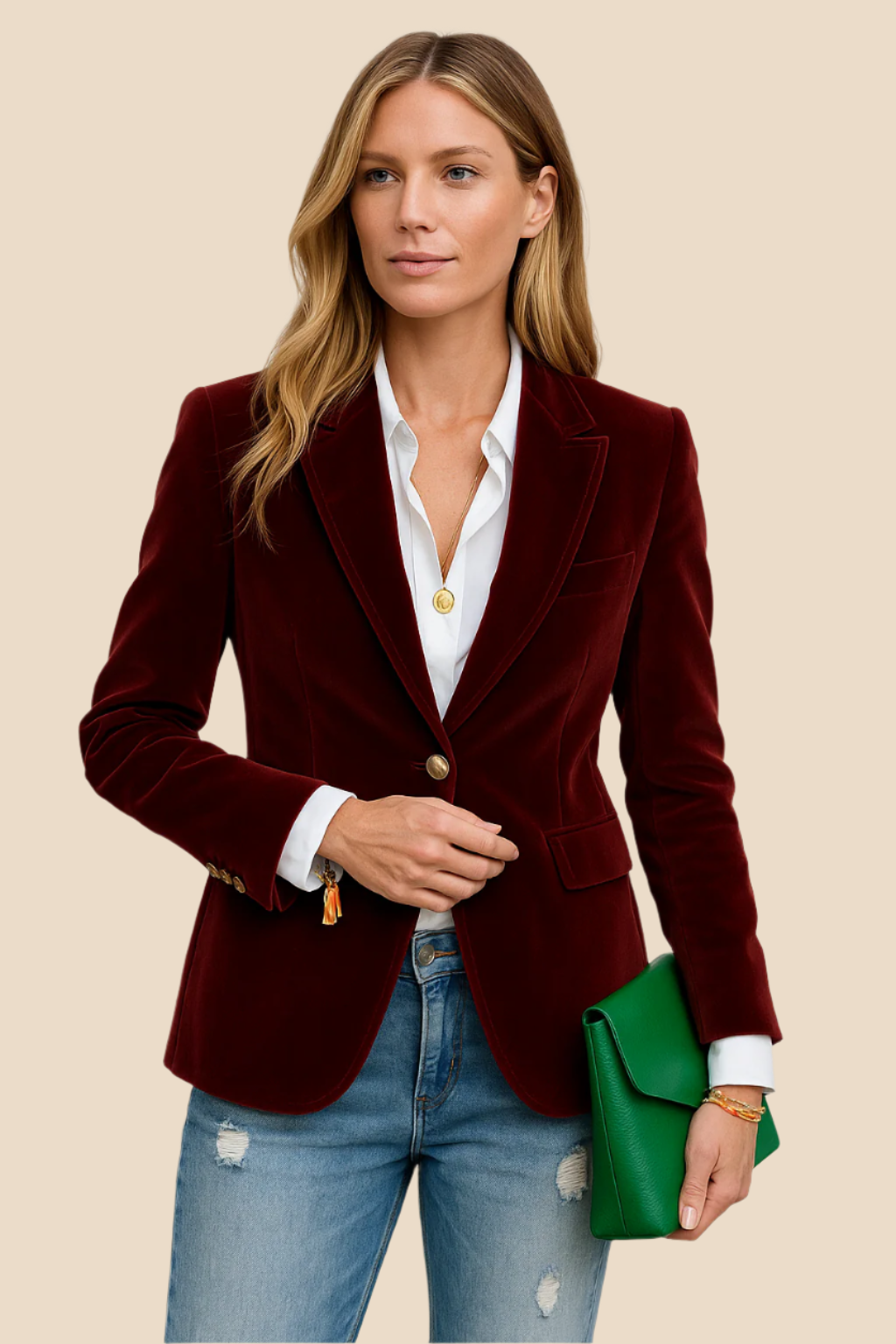 Delilah | Women's Velvet Blazer