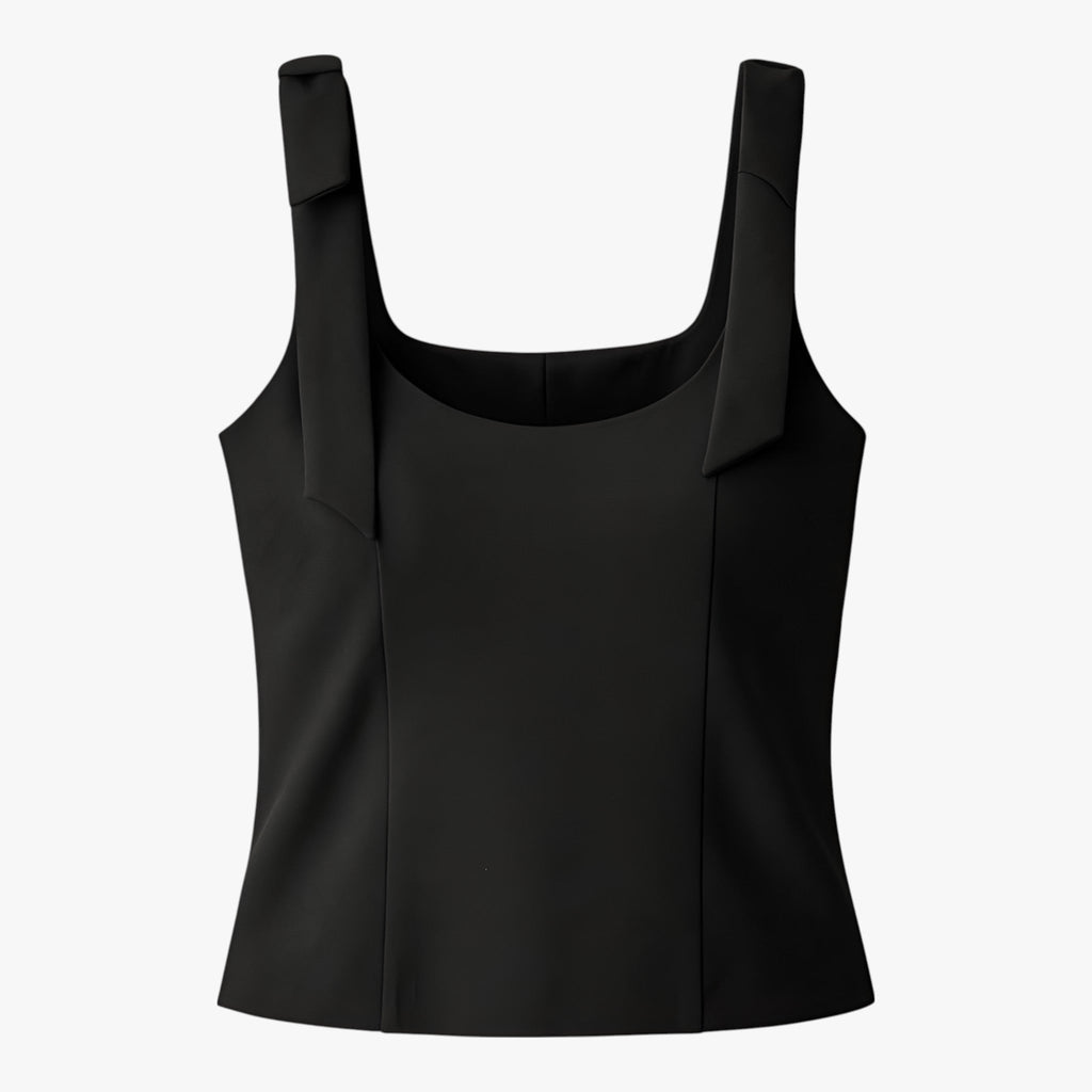 Amelie Cami Top Black - The Perfect Choice for Fashion-Conscious Elegance