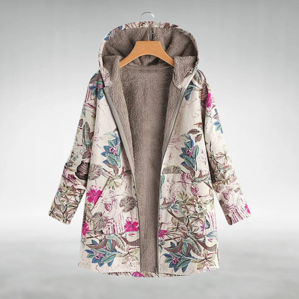 Daisy | Floral Fleece Jacket for Women