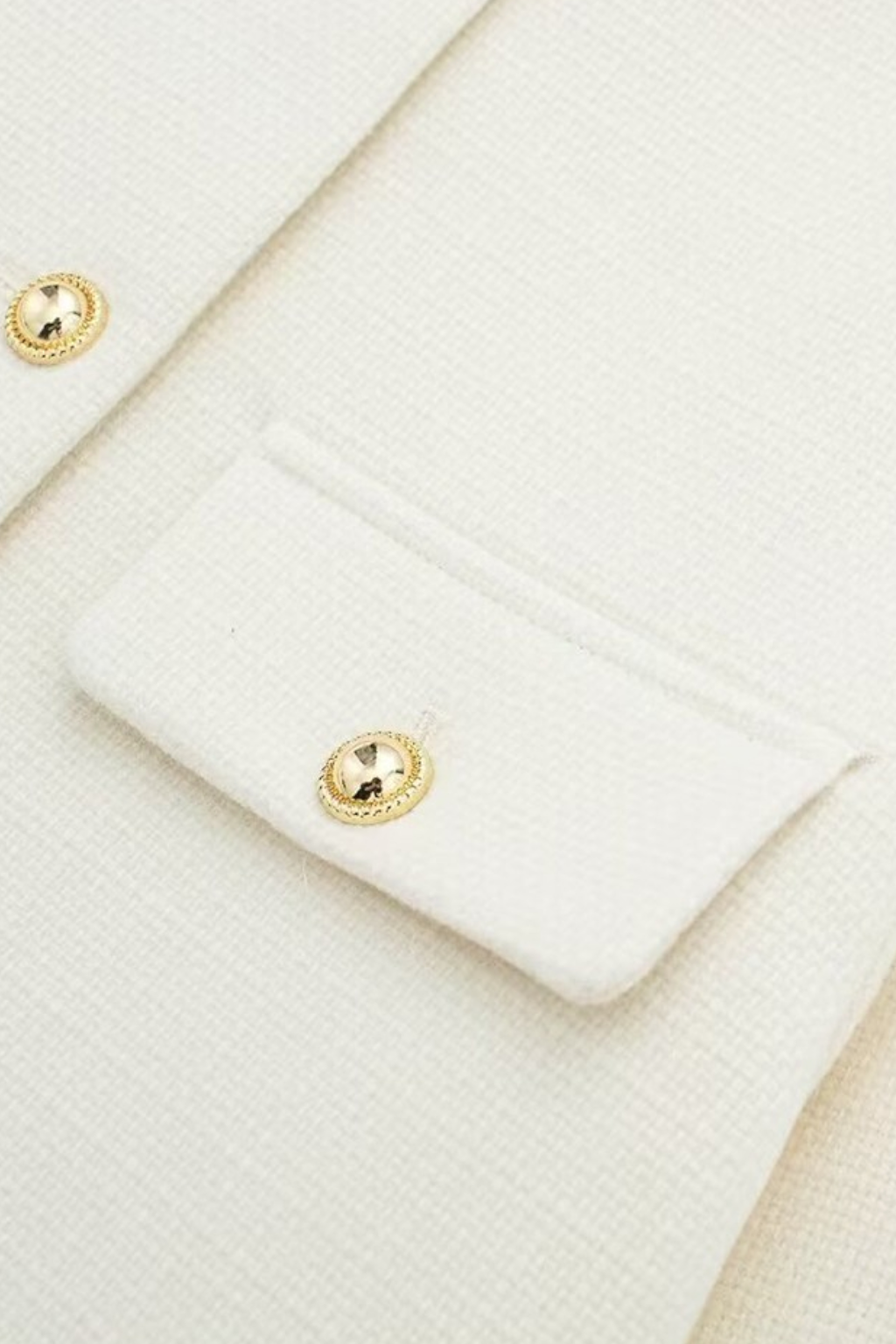 White Winter Short Jacket for Women