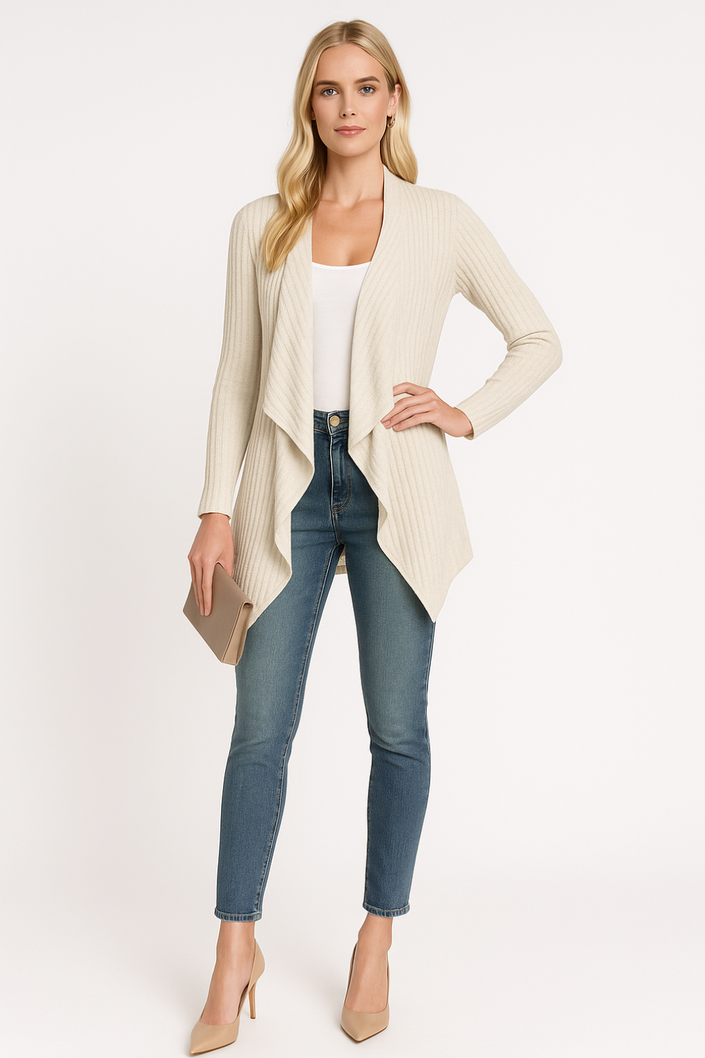 Women’s Casual Open-Front Cardigan