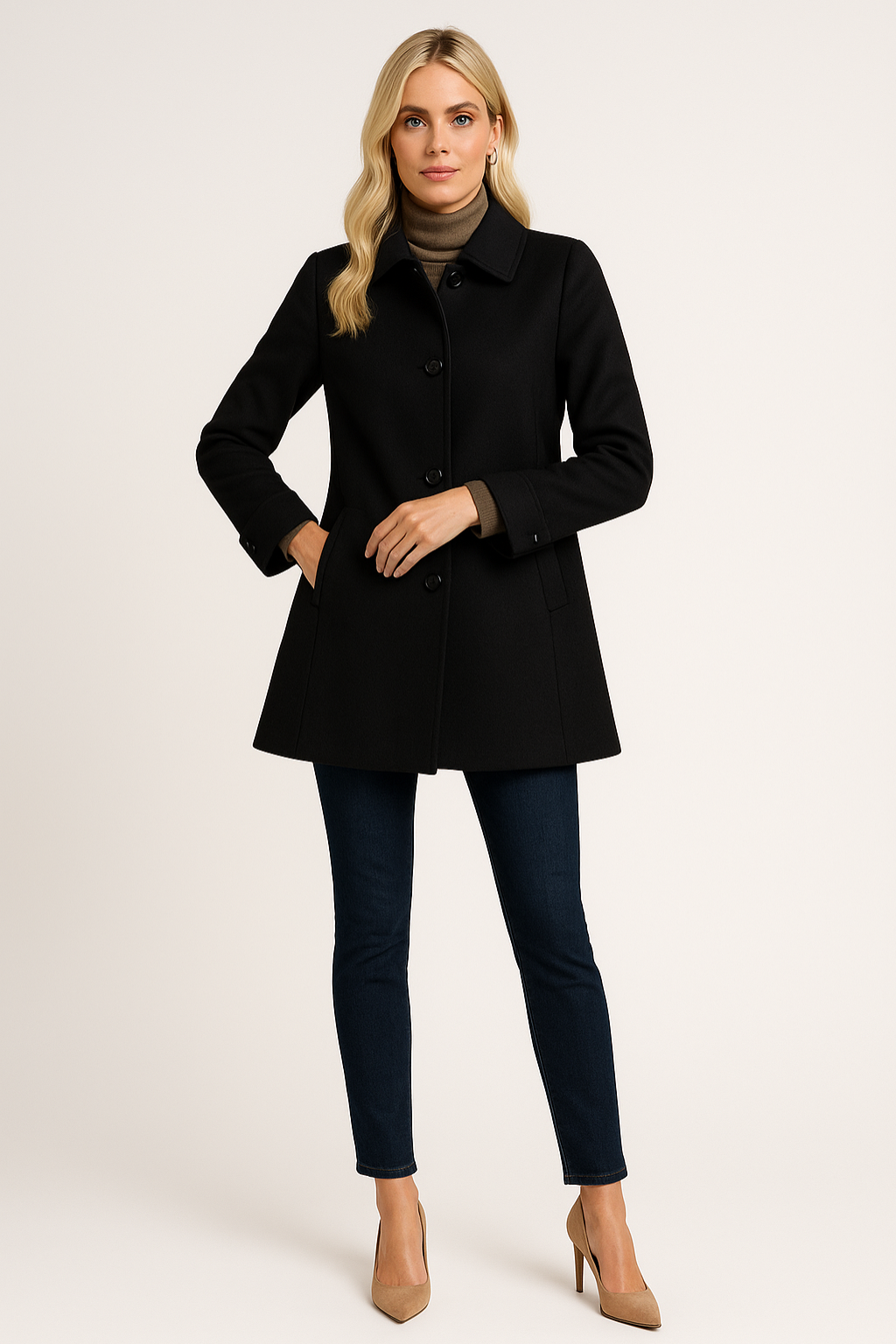 Women’s Classic Belted Trench Coat