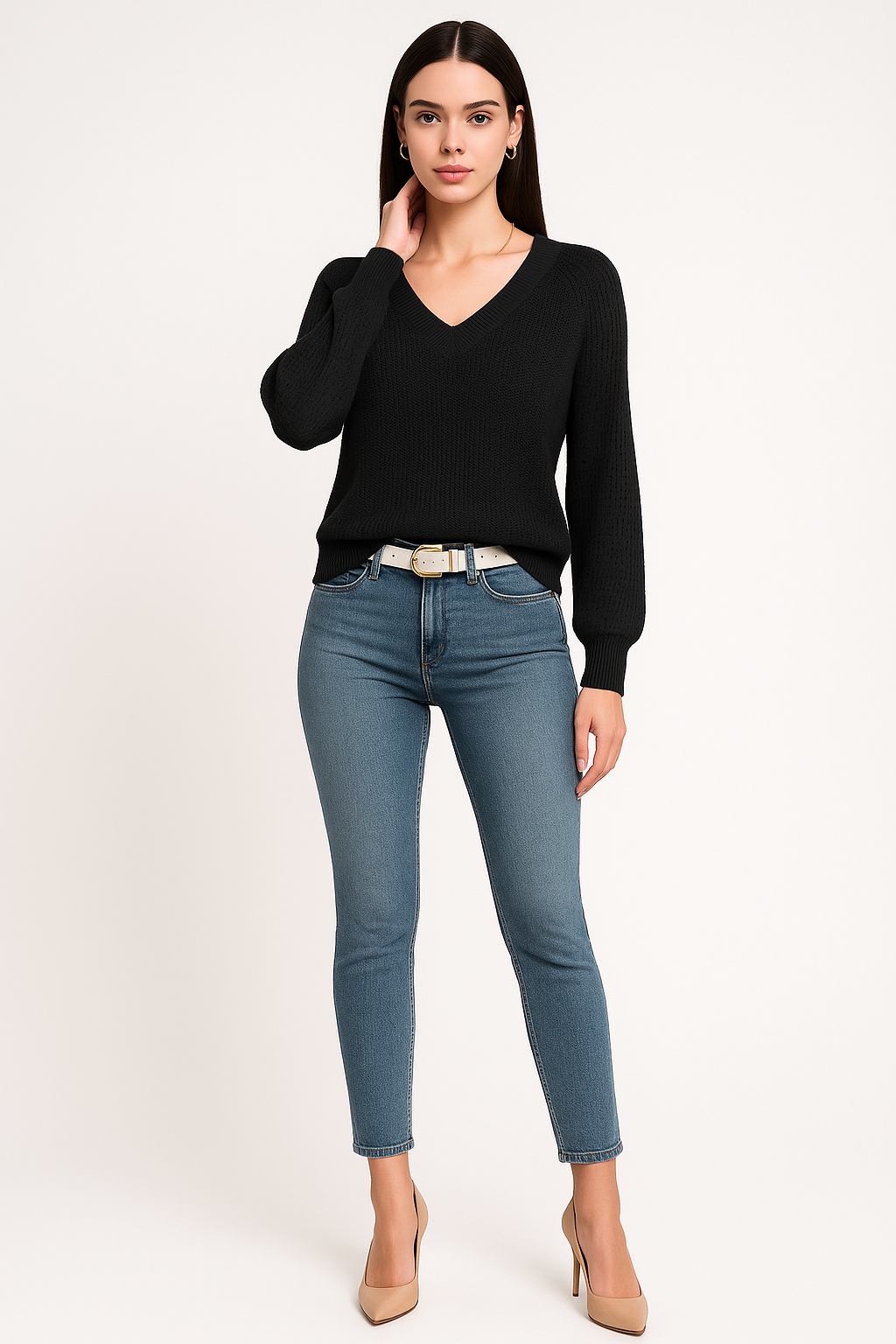 Women’s Classic V-Neck Sweater