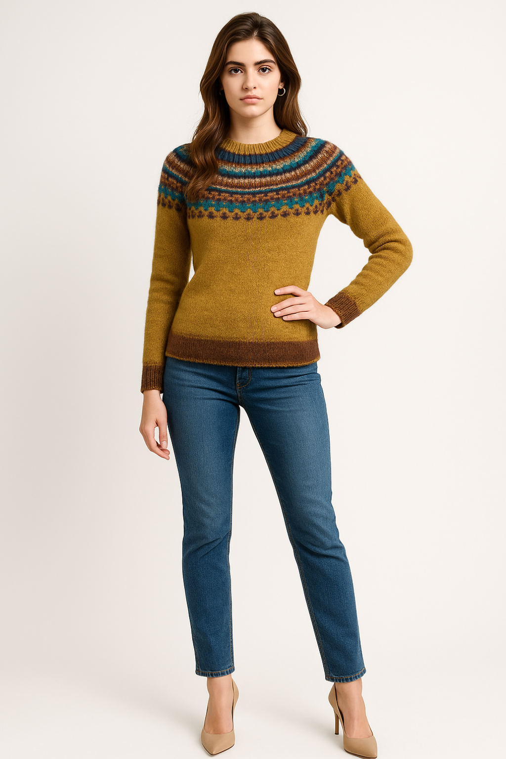 Women’s Coloured Knit Sweater