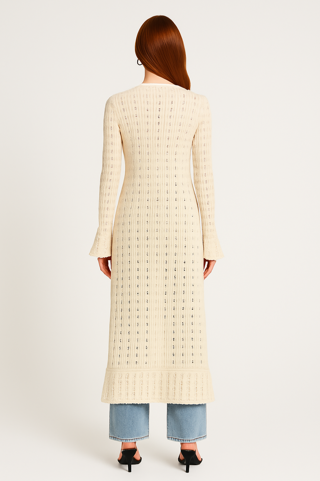 Women’s Cozy Longline with Button Closure Cardigan