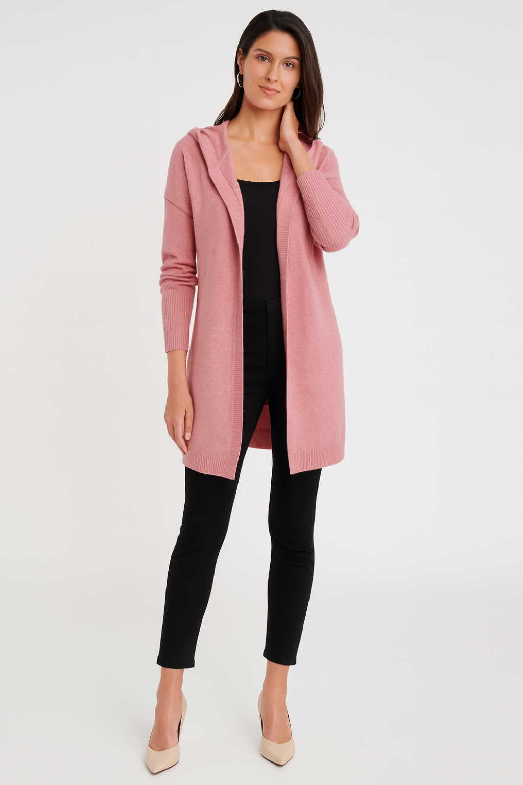 Women’s Knit Hoodie Sweater