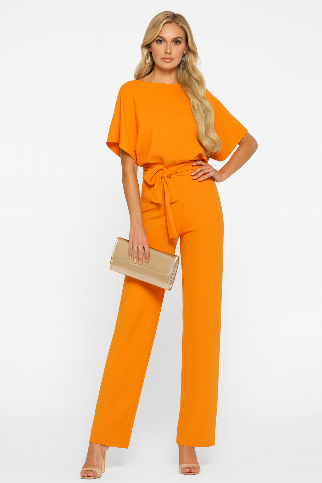 Women's Lightweight Wide-Leg Jumpsuit