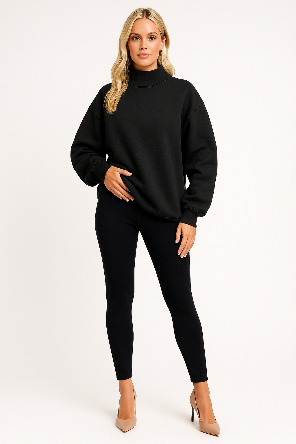 Women's Loose-Fit Long-Sleeve Sweater