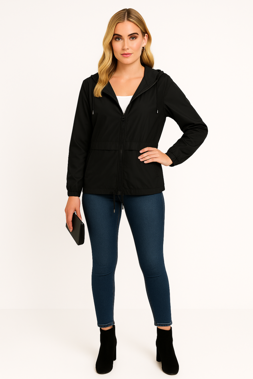 Women’s Packable Hooded Windbreaker
