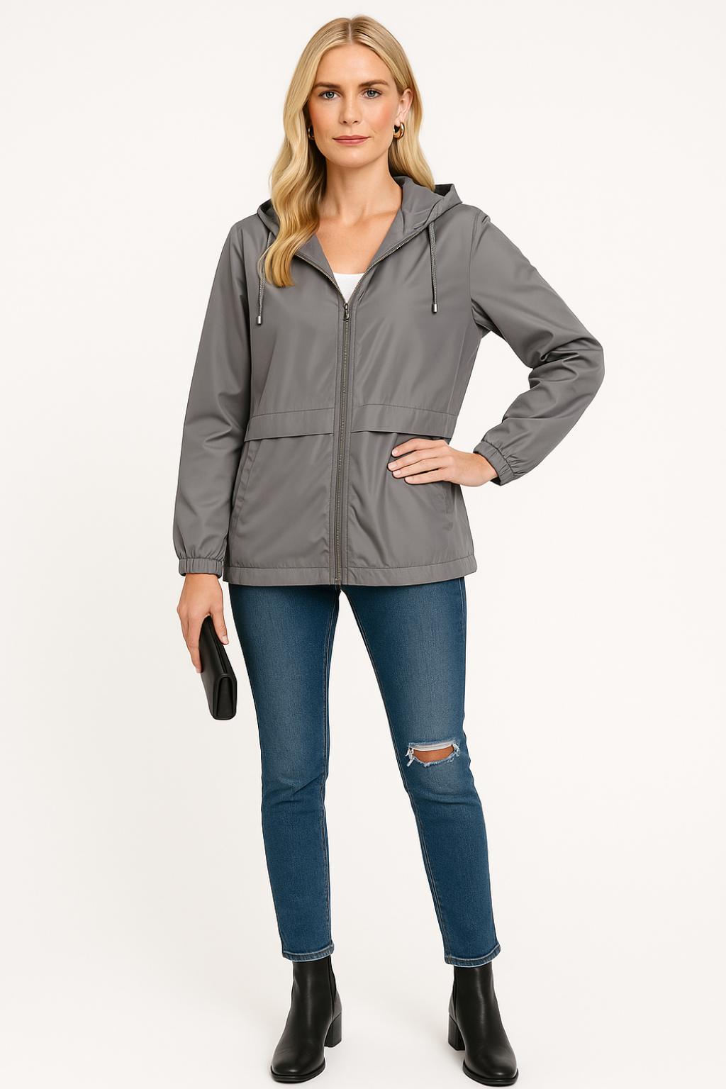 Women’s Packable Hooded Windbreaker