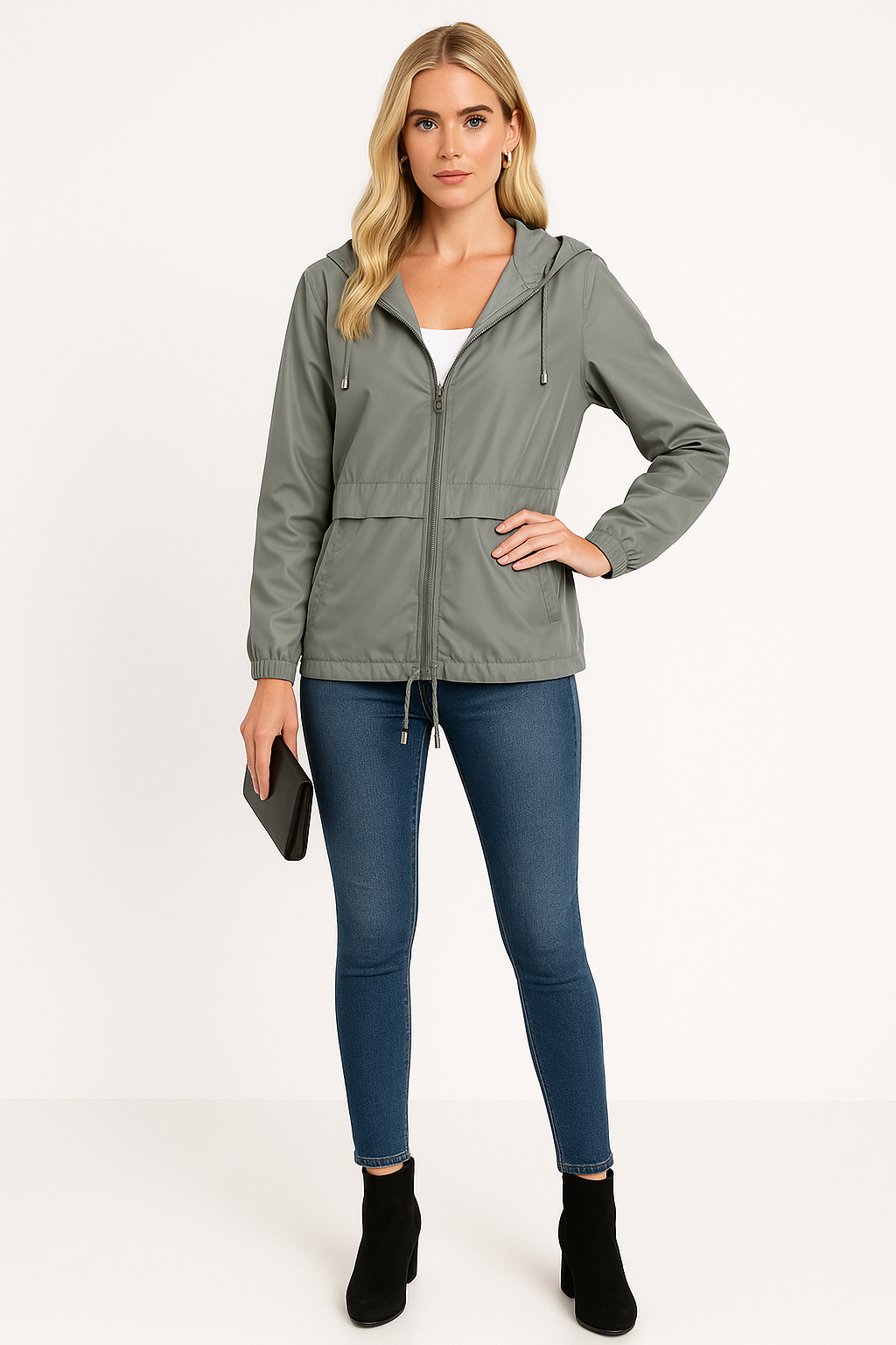 Women’s Packable Hooded Windbreaker