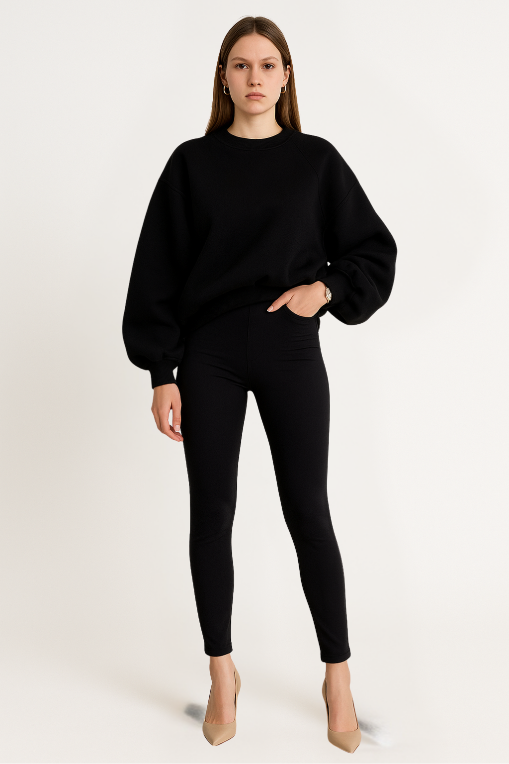 Women’s Relaxed Fit Long Sleeve Sweater