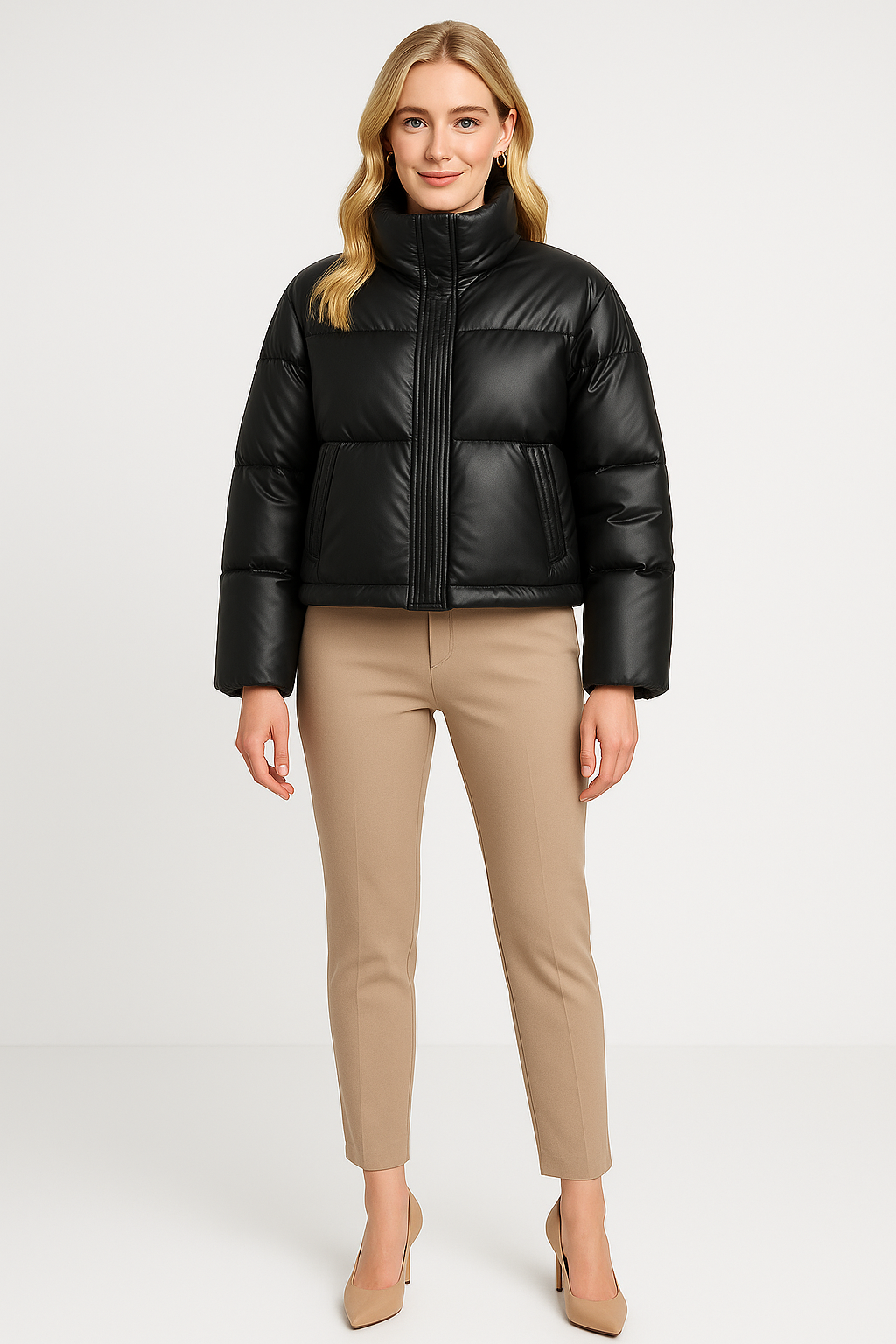 Women’s Short Quilted Puffer Jacket