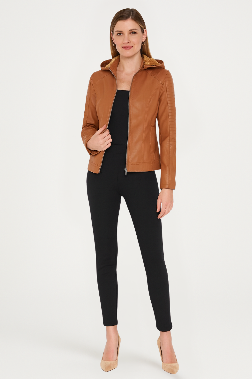 Women’s Slim Leather Jacket