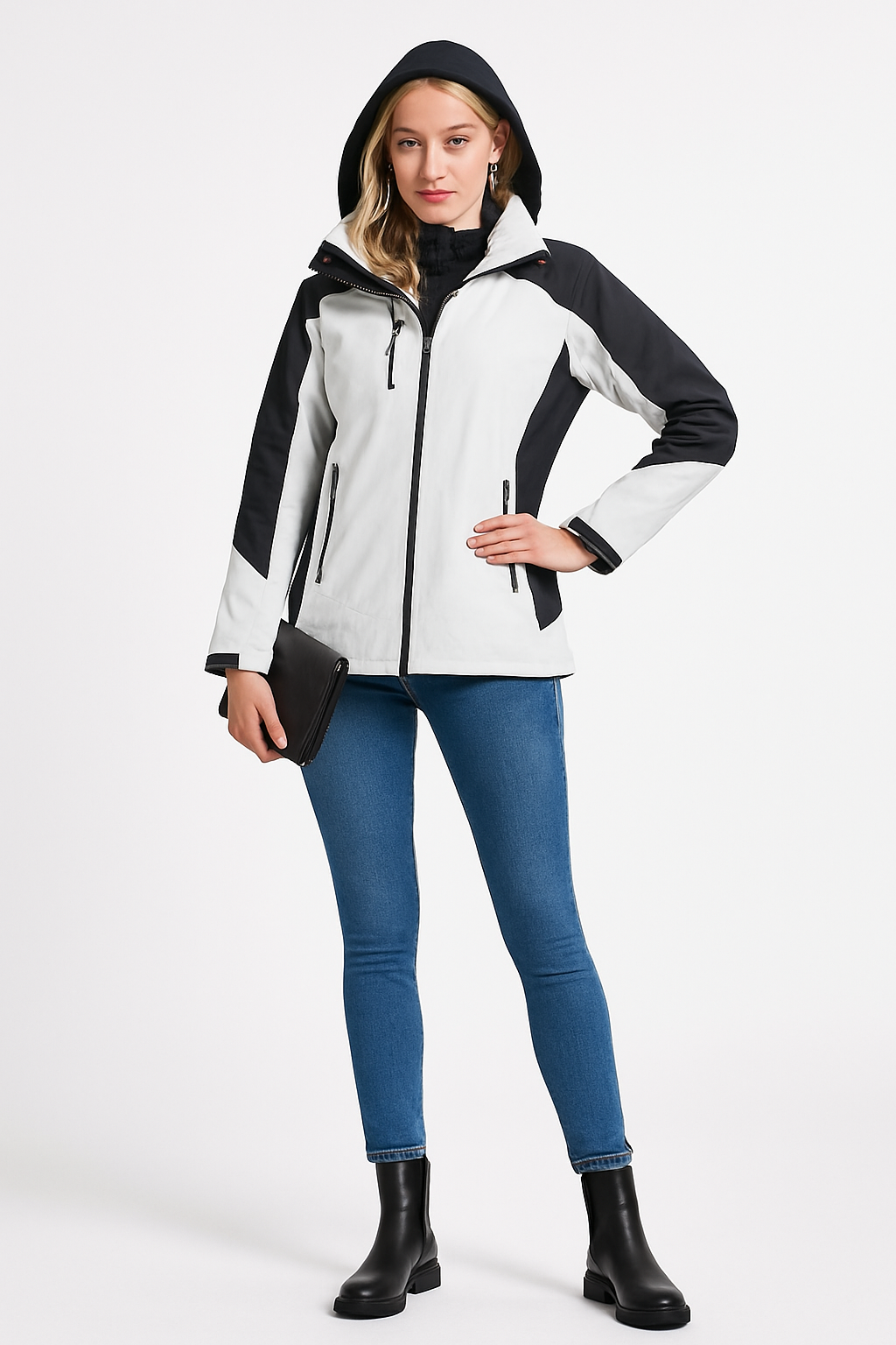 Women’s Sporty Waterproof Hooded Jacket