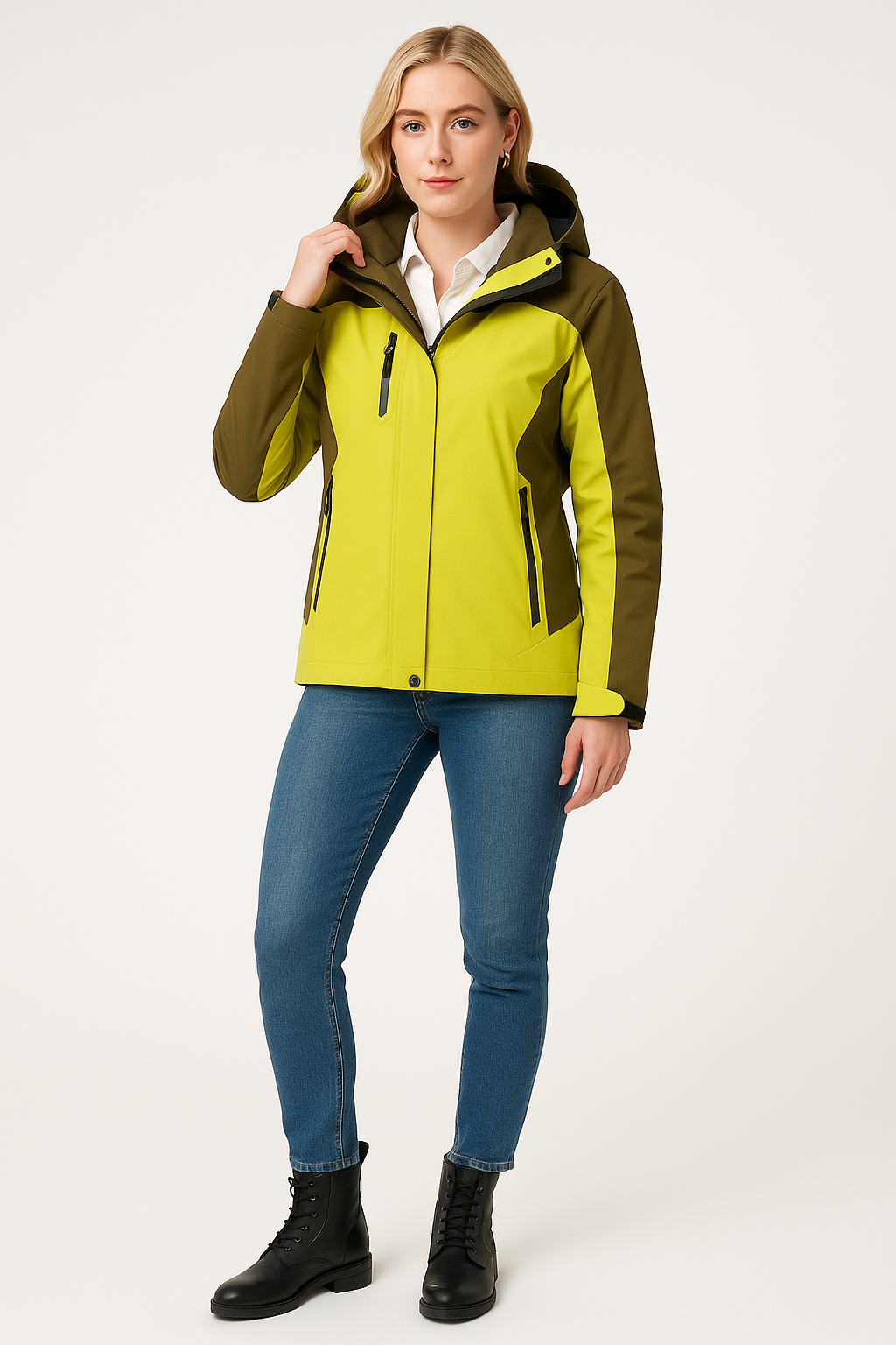 Women’s Sporty Waterproof Hooded Jacket